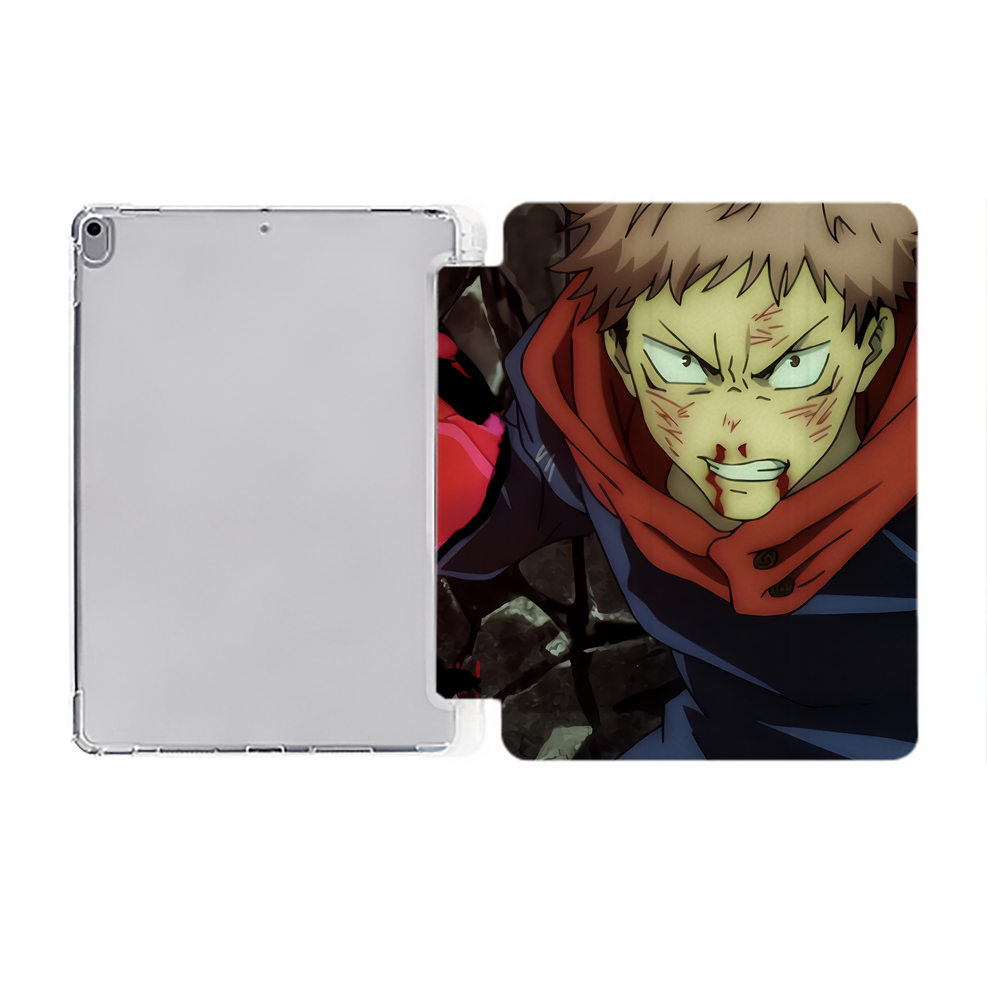（画像用） SPY×FAMILY间谍家家酒 IPad ケース ペン収納付き 三つ折りスタンド PUレザー×シリコン 対応機種9.5/10.5/10.9インチ